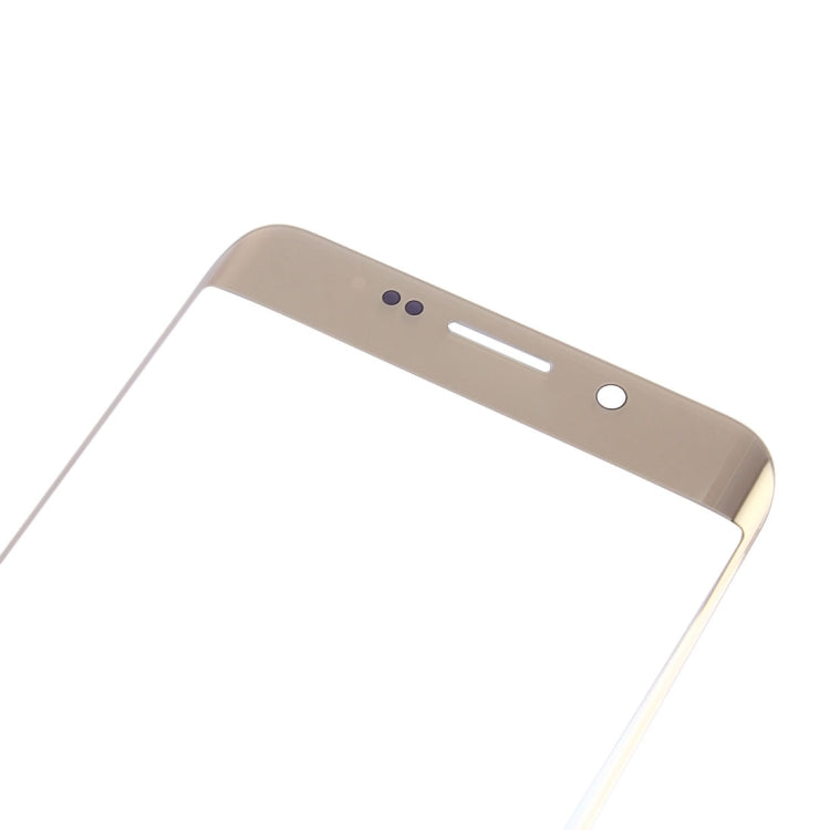 For Galaxy S6 Edge+ / G928  Front Screen Outer Glass Lens (Gold) - Outer Glass Lens by PMC Jewellery | Online Shopping South Africa | PMC Jewellery