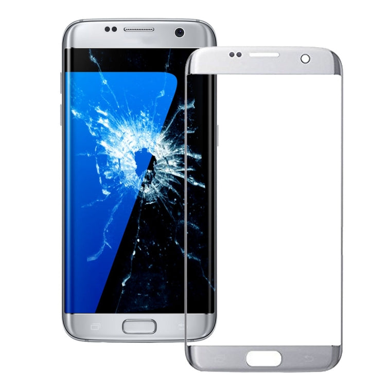 For Galaxy S7 Edge / G935 Front Screen Outer Glass Lens (Silver) - Outer Glass Lens by PMC Jewellery | Online Shopping South Africa | PMC Jewellery