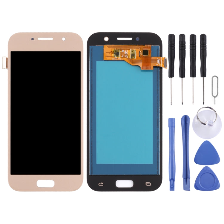 TFT LCD Screen for Galaxy A5 (2017), A520F, A520F/DS, A520K, A520L, A520S with Digitizer Full Assembly (TFT Material) (Gold) - LCD Screen by PMC Jewellery | Online Shopping South Africa | PMC Jewellery