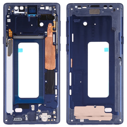 For Samsung Galaxy Note9 SM-N960F/DS, SM-N960U, SM-N9600/DS  Middle Frame Bezel Plate with Side Keys (Blue) - Frame Bezel Plate by PMC Jewellery | Online Shopping South Africa | PMC Jewellery