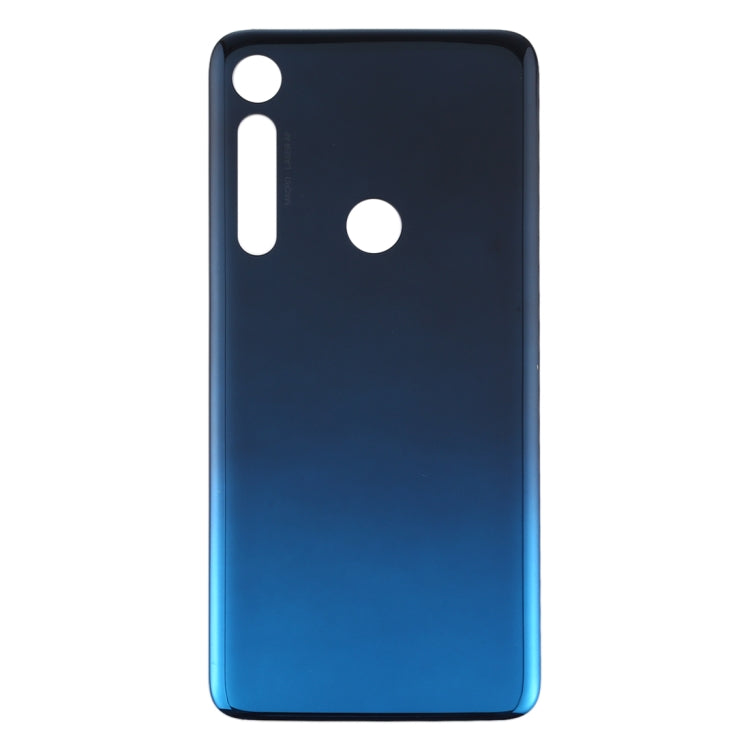 Battery Back Cover for Motorola Moto One Macro (Blue) - Back Cover by PMC Jewellery | Online Shopping South Africa | PMC Jewellery