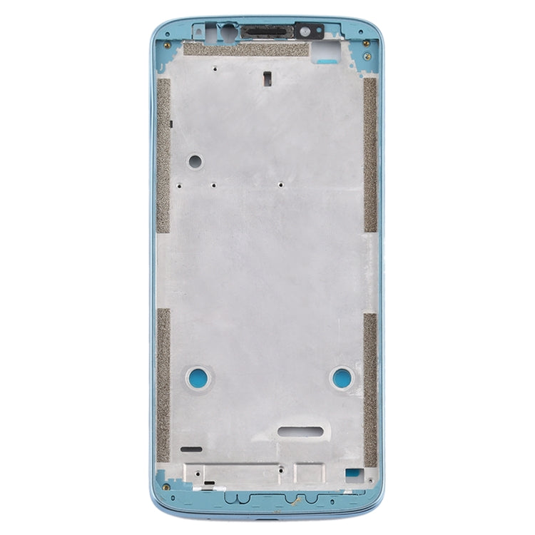 Front Housing LCD Frame Bezel Plate for Motorola Moto E5 Plus (Blue) - Frame Bezel Plate by PMC Jewellery | Online Shopping South Africa | PMC Jewellery