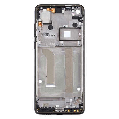 Front Housing LCD Frame Bezel Plate for Motorola Moto One Vision(Black) - Frame Bezel Plate by PMC Jewellery | Online Shopping South Africa | PMC Jewellery