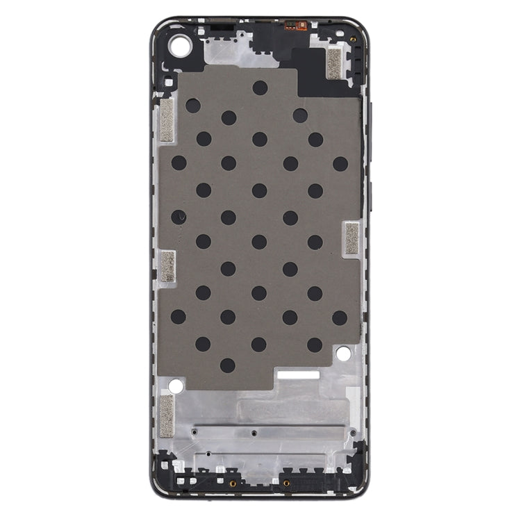 Front Housing LCD Frame Bezel Plate for Motorola Moto One Vision(Black) - Frame Bezel Plate by PMC Jewellery | Online Shopping South Africa | PMC Jewellery