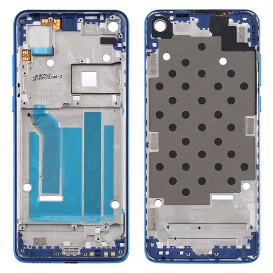 Front Housing LCD Frame Bezel Plate for Motorola Moto One Vision(Blue) - Frame Bezel Plate by PMC Jewellery | Online Shopping South Africa | PMC Jewellery