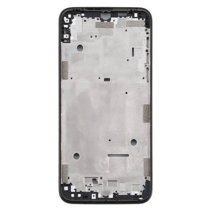 Front Housing LCD Frame Bezel Plate for Motorola Moto G8 Plus(Black) - Frame Bezel Plate by PMC Jewellery | Online Shopping South Africa | PMC Jewellery