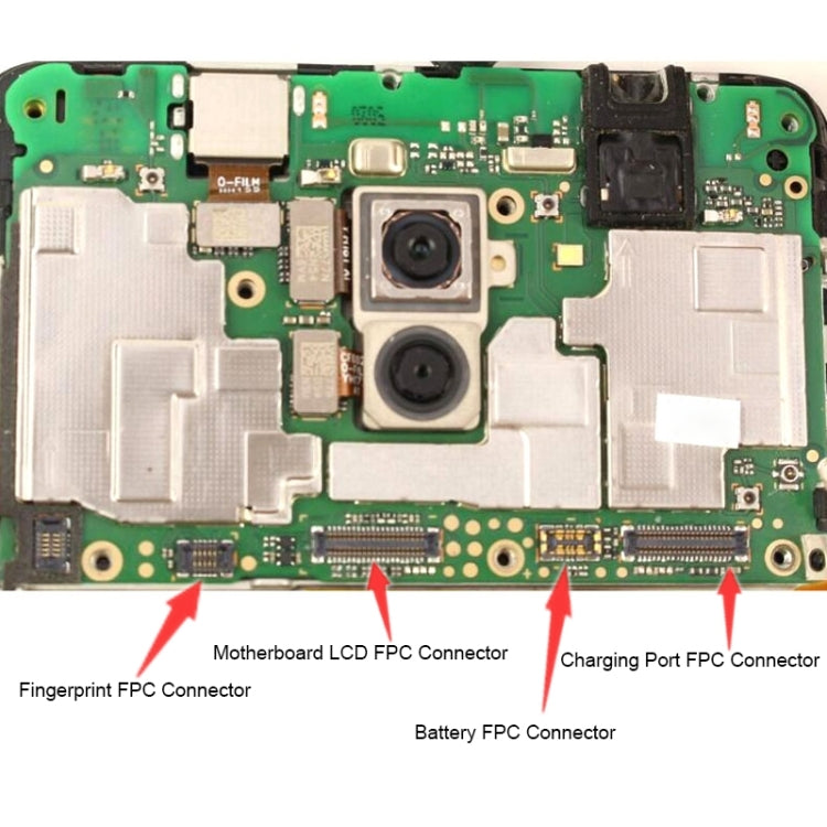 For Huawei P Smart Z 10PCS Motherboard LCD Display FPC Connector - FPC Connector by PMC Jewellery | Online Shopping South Africa | PMC Jewellery