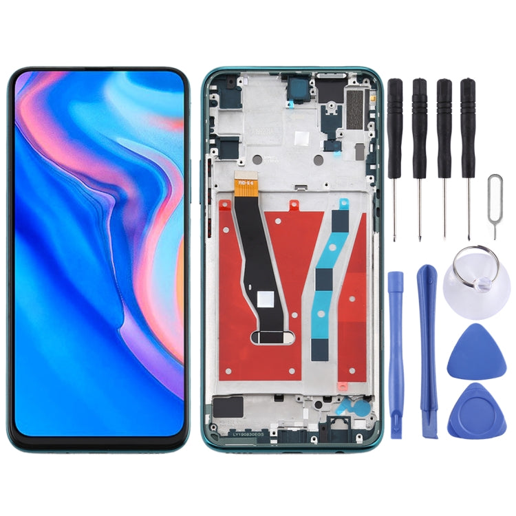 LCD Screen and Digitizer Full Assembly with Frame for Huawei Y9 Prime (2019)(Green) - LCD Screen by PMC Jewellery | Online Shopping South Africa | PMC Jewellery