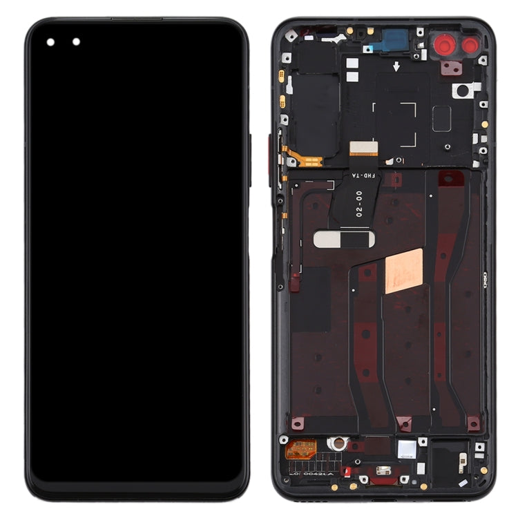 OEM LCD Screen for Huawei Nova 6 4G Digitizer Full Assembly with Frame(Black) - LCD Screen by PMC Jewellery | Online Shopping South Africa | PMC Jewellery