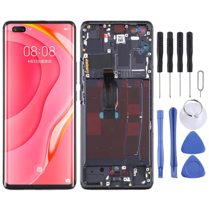 LCD Screen and Digitizer Full Assembly with Frame for Huawei Nova 7 Pro 5G(Black) - LCD Screen by PMC Jewellery | Online Shopping South Africa | PMC Jewellery