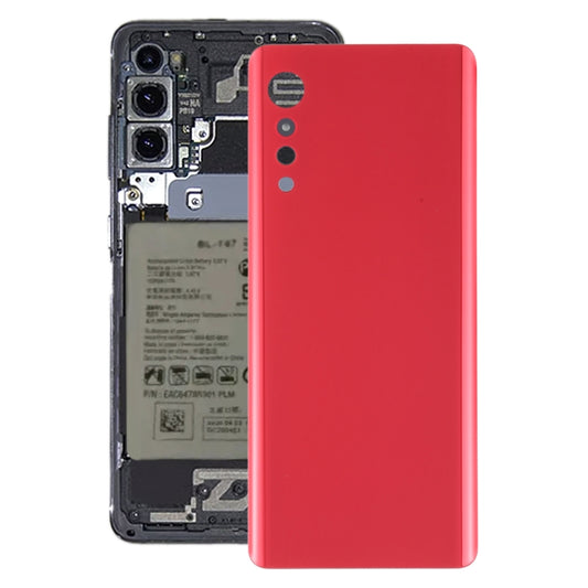 Battery Back Cover for LG Velvet LMG910EMW LM-G910EMW / Velvet 5G LM-G900N LM-G900EM(Red) - For LG by PMC Jewellery | Online Shopping South Africa | PMC Jewellery