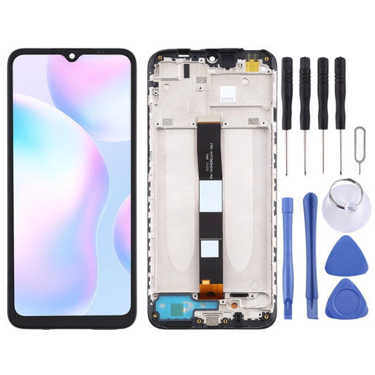 LCD Screen and Digitizer Full Assembly With Frame for Xiaomi Redmi 9A / Redmi 9C / Redmi 9C NFC / Redmi 9AT / Redmi 9i / Redmi 9 Activ / Poco C31 / Redmi 10A - LCD Screen by PMC Jewellery | Online Shopping South Africa | PMC Jewellery