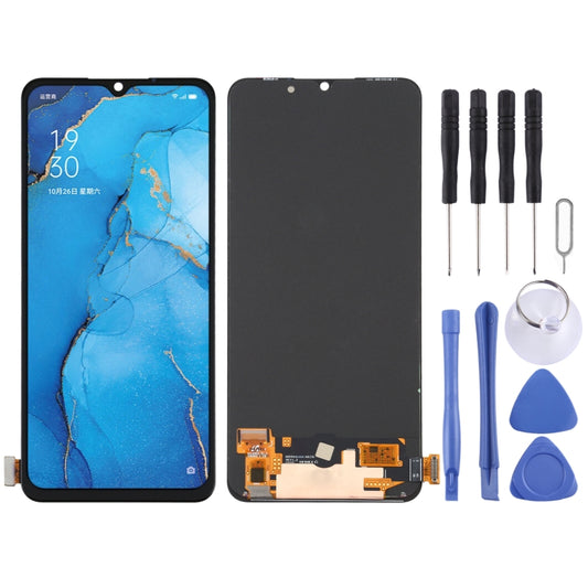 Original AMOLED Material LCD Screen and Digitizer Full Assembly for OPPO Reno3 CPH2043 / A91/ PCPM00 / CPH2001 / CPH2021 / F15 / CPH2001 / Find X2 Lite / CPH2005 / K7 5G / F17 CPH2095 - LCD Screen by PMC Jewellery | Online Shopping South Africa | PMC Jewellery