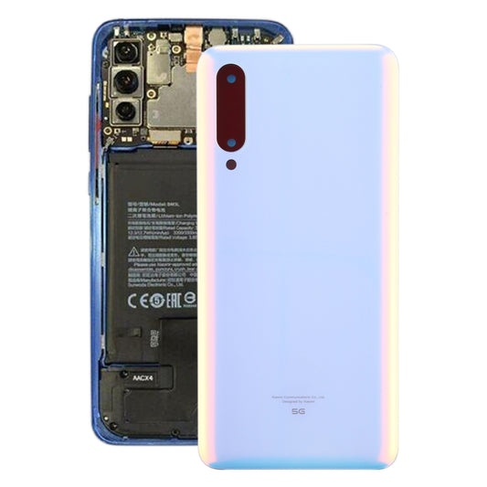 Original Battery Back Cover for Xiaomi Mi 9 Pro 5G(White) - Back Cover by PMC Jewellery | Online Shopping South Africa | PMC Jewellery