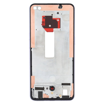 For OPPO Reno4 5G PDPM00, PDPT00, CPH2091 Front Housing LCD Frame Bezel Plate (Purple) - Frame Bezel Plate by PMC Jewellery | Online Shopping South Africa | PMC Jewellery