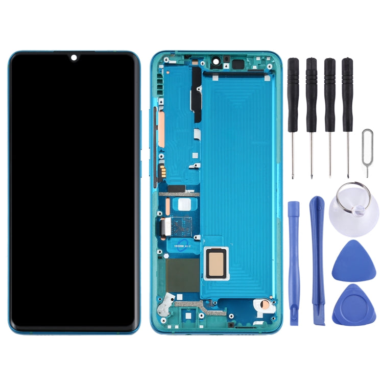 Original LCD Screen and Digitizer Full Assembly With Frame for Xiaomi Mi CC9 Pro / Mi Note 10 / Mi Note 10 Pro(Green) - LCD Screen by PMC Jewellery | Online Shopping South Africa | PMC Jewellery