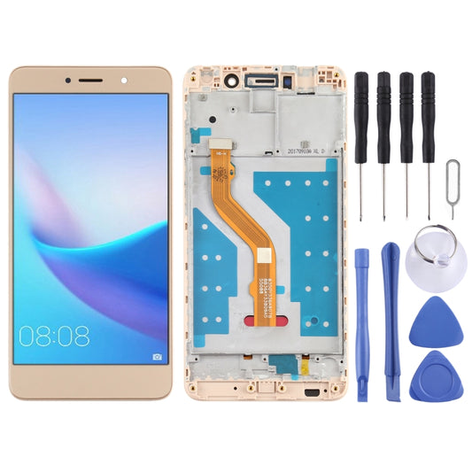 OEM LCD Screen for Huawei Enjoy 7 Plus/Y7 Prime Digitizer Full Assembly with Frame(Gold) - LCD Screen by PMC Jewellery | Online Shopping South Africa | PMC Jewellery