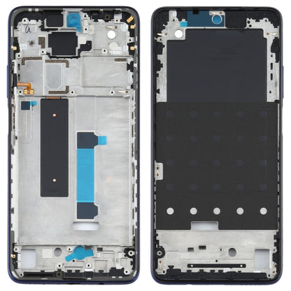 Original Front Housing LCD Frame Bezel Plate for Xiaomi Mi 10T Lite 5G M2007J17G (Blue) - Frame Bezel Plate by PMC Jewellery | Online Shopping South Africa | PMC Jewellery