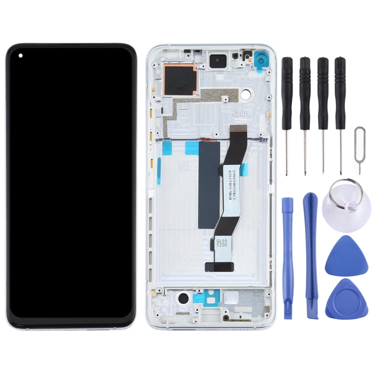 LCD Screen and Digitizer Full Assembly With Frame for Xiaomi Mi 10T Pro 5G / Mi 10T 5G / Redmi K30S M2007J3SC M2007J3SY(Silver) - LCD Screen by PMC Jewellery | Online Shopping South Africa | PMC Jewellery