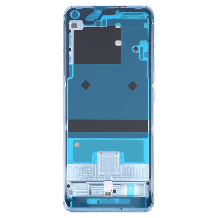 Original Front Housing LCD Frame Bezel Plate for Xiaomi Mi 11 (Blue) - Frame Bezel Plate by PMC Jewellery | Online Shopping South Africa | PMC Jewellery