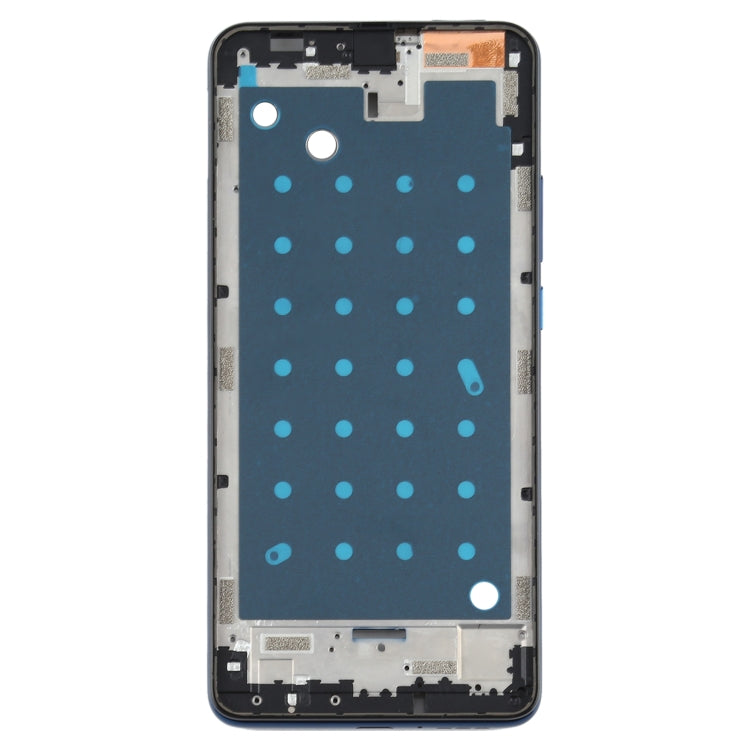 Front Housing LCD Frame Bezel Plate for Motorola One Hyper XT2027 XT2027-1 (Blue) - Frame Bezel Plate by PMC Jewellery | Online Shopping South Africa | PMC Jewellery