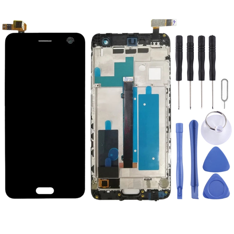 OEM LCD Screen For ZTE Blade V8 BV0800  Digitizer Full Assembly with Frame（Black) - For ZTE by PMC Jewellery | Online Shopping South Africa | PMC Jewellery