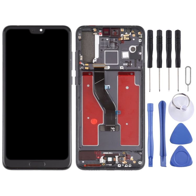 Original OLED LCD Screen for Huawei P20 Pro Digitizer Full Assembly with Frame(Black) - LCD Screen by PMC Jewellery | Online Shopping South Africa | PMC Jewellery