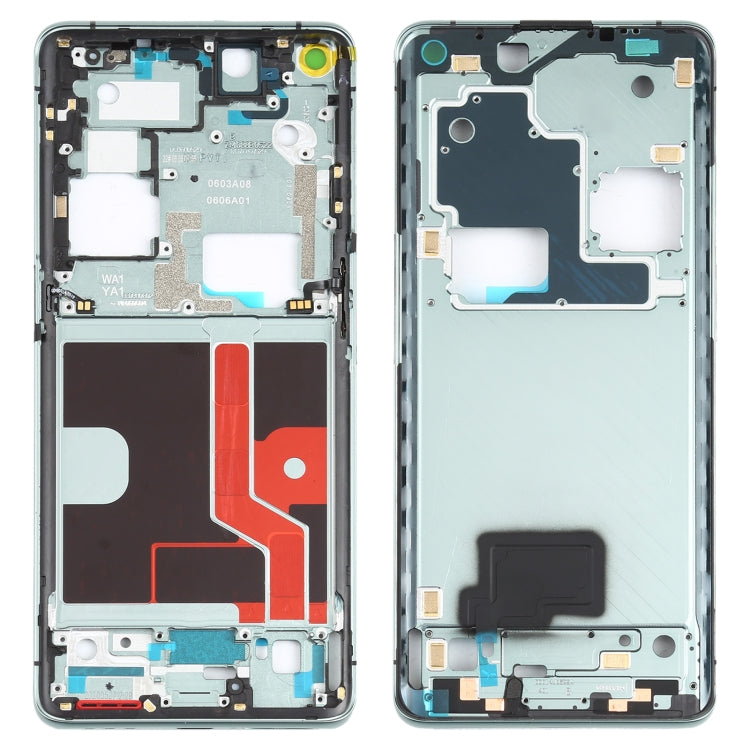 For OPPO Find X2 Pro CPH2025 PDEM30 Original Front Housing LCD Frame Bezel Plate (Green) - Frame Bezel Plate by PMC Jewellery | Online Shopping South Africa | PMC Jewellery