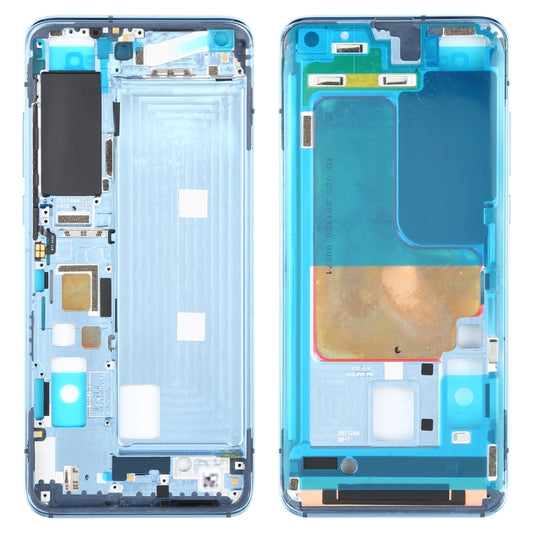 Original Front Housing LCD Frame Bezel Plate for Xiaomi Mi 10S(Blue) - Frame Bezel Plate by PMC Jewellery | Online Shopping South Africa | PMC Jewellery