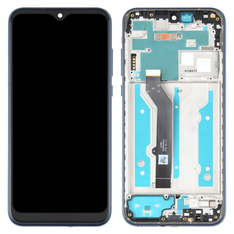 TFT LCD Screen for Motorola Moto E (2020)Digitizer Full Assembly with Frame (Blue) - LCD Screen by PMC Jewellery | Online Shopping South Africa | PMC Jewellery