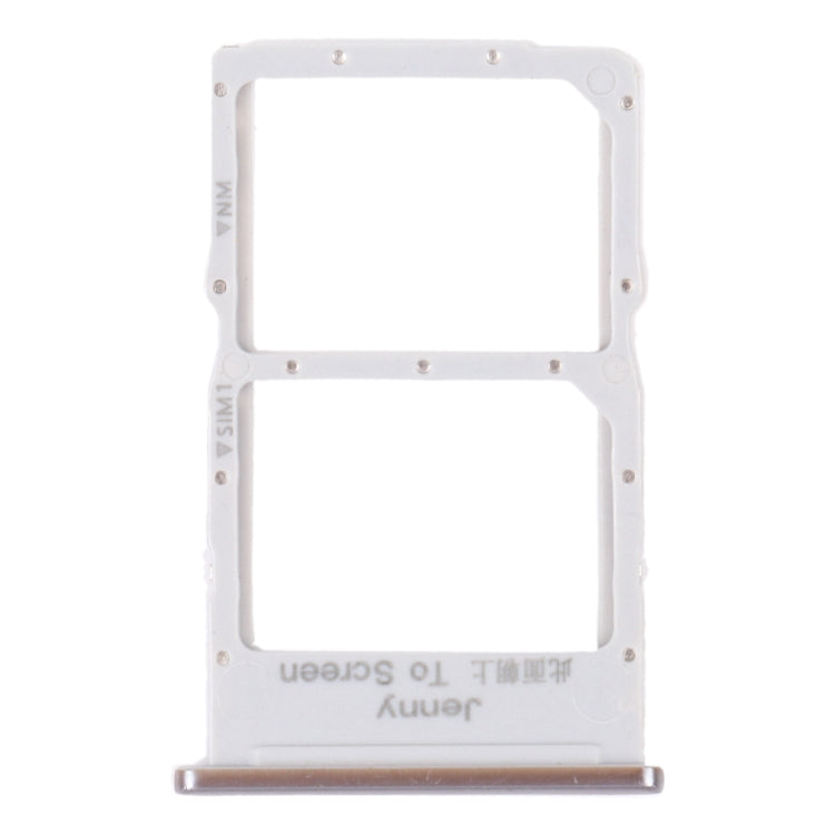 SIM Card Tray + NM Card Tray for Huawei Nova 7i (Silver) - Card Socket by PMC Jewellery | Online Shopping South Africa | PMC Jewellery