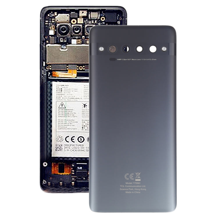 Original Battery Back Cover for TCL 10 Pro T799B T799H(Grey) - For TCL by PMC Jewellery | Online Shopping South Africa | PMC Jewellery