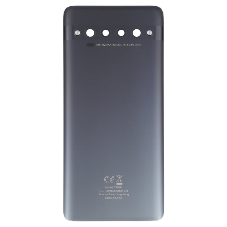 Original Battery Back Cover for TCL 10 Pro T799B T799H(Grey) - For TCL by PMC Jewellery | Online Shopping South Africa | PMC Jewellery