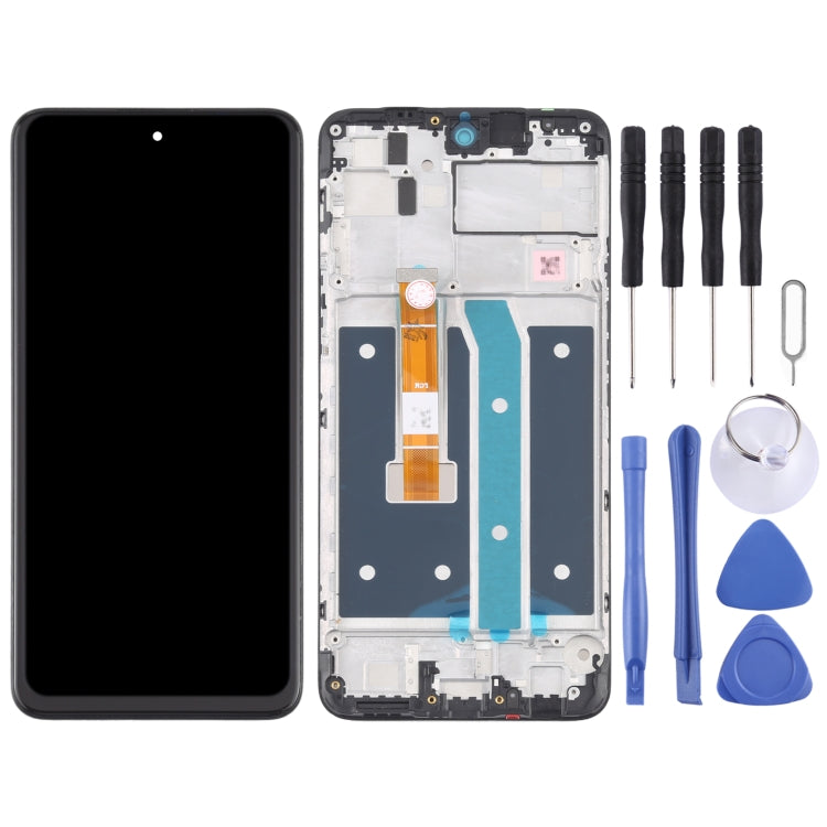 LCD Screen and Digitizer Full Assembly with Frame for LG K52 / K62 / Q52 LMK520 LM-K520 LMK520E LM-K520E LMK520Y LM-K520Y LMK520H LM-K520H LMK525H LMK525 LM-K525H LM-K525 - For LG by PMC Jewellery | Online Shopping South Africa | PMC Jewellery