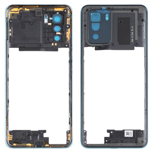 Middle Frame Bezel Plate for Xiaomi Redmi Note 10 Pro 5G (Blue) - Frame Bezel Plate by PMC Jewellery | Online Shopping South Africa | PMC Jewellery