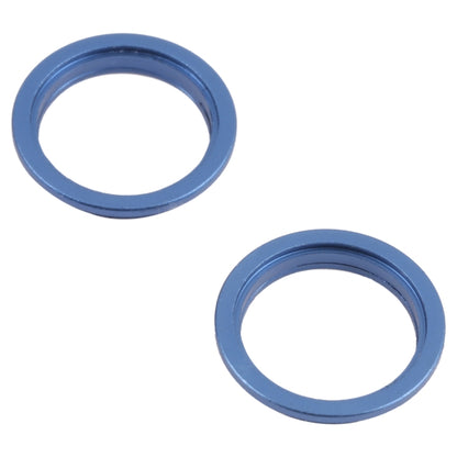 2 PCS Rear Camera Glass Lens Metal Outside Protector Hoop Ring for iPhone 13(Blue) - Camera Series by PMC Jewellery | Online Shopping South Africa | PMC Jewellery