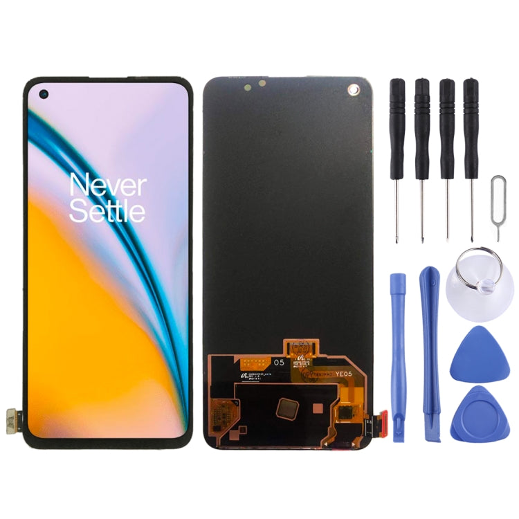 For OnePlus Nord 2 5G 2021  with Digitizer Full Assembly Original LCD Screen (Black) - LCD Screen by PMC Jewellery | Online Shopping South Africa | PMC Jewellery