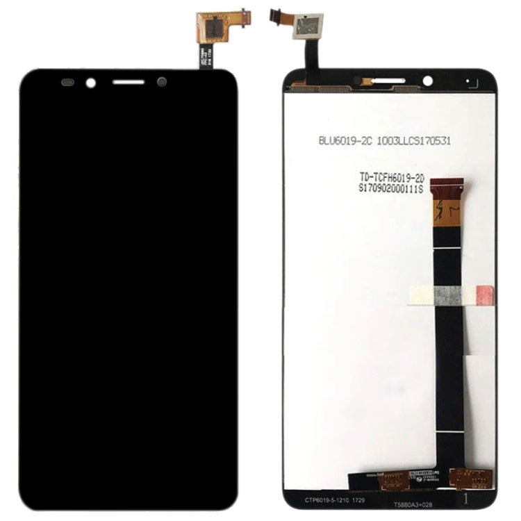 LCD Screen and Digitizer Full Assembly for Alcatel A7 XL A7XL 7071DX 7071(Black) - LCD Screen by PMC Jewellery | Online Shopping South Africa | PMC Jewellery