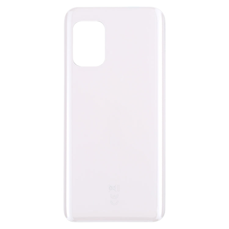 Glass Battery Back Cover with Adhesive for Asus Zenfone 8 ZS590KS(White) - Back Cover by PMC Jewellery | Online Shopping South Africa | PMC Jewellery