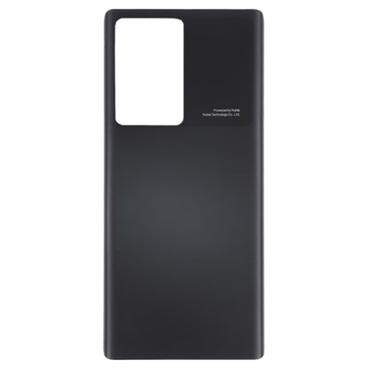 Glass Battery Back Cover for ZTE Nubia Z30 Pro(Black) - For ZTE by PMC Jewellery | Online Shopping South Africa | PMC Jewellery