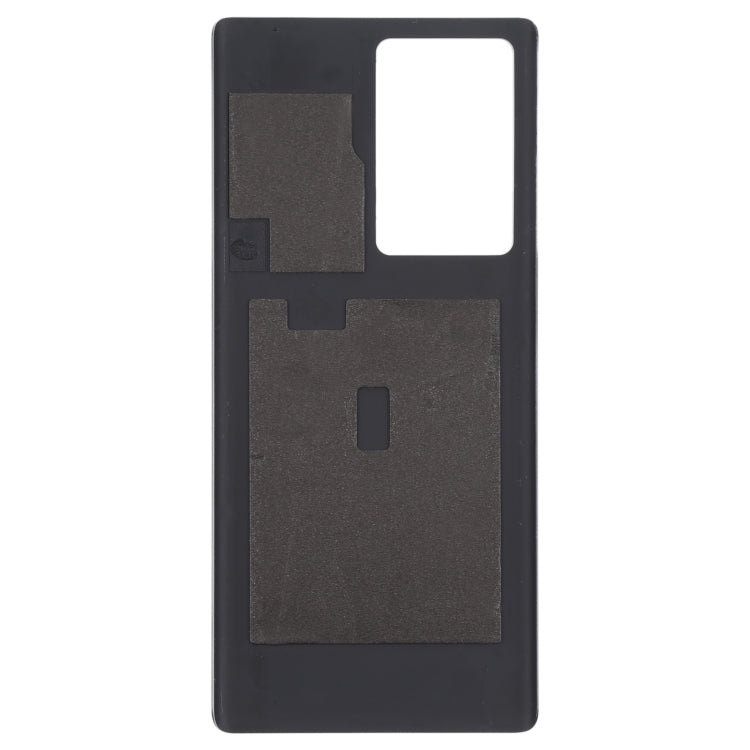 Glass Battery Back Cover for ZTE Nubia Z30 Pro(Black) - For ZTE by PMC Jewellery | Online Shopping South Africa | PMC Jewellery