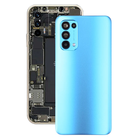 For OPPO Reno5 5G / Find X3 Lite PEGM00, PEGT00, CPH2145 Original Battery Back Cover (Blue) - Back Cover by PMC Jewellery | Online Shopping South Africa | PMC Jewellery