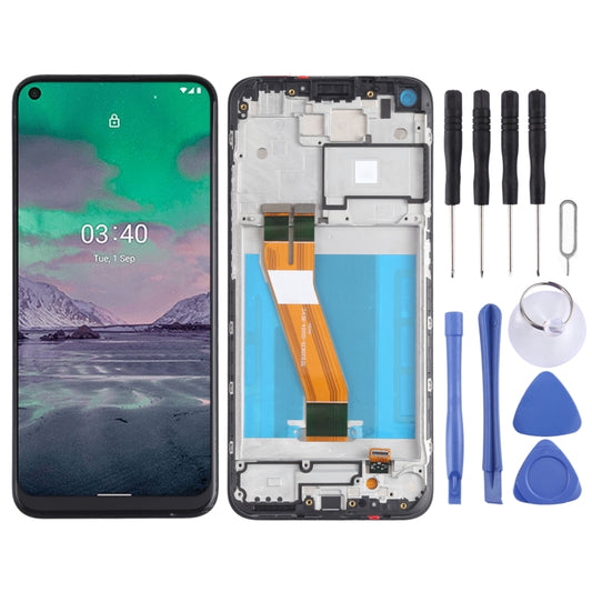 LCD Screen and Digitizer Full Assembly with Frame for Nokia 3.4 / 5.4 TA-1288 TA-1285 TA-1283 TA-1333 TA-1340 TA-1337 TA-1328 TA-1325(Black) - LCD Screen by PMC Jewellery | Online Shopping South Africa | PMC Jewellery