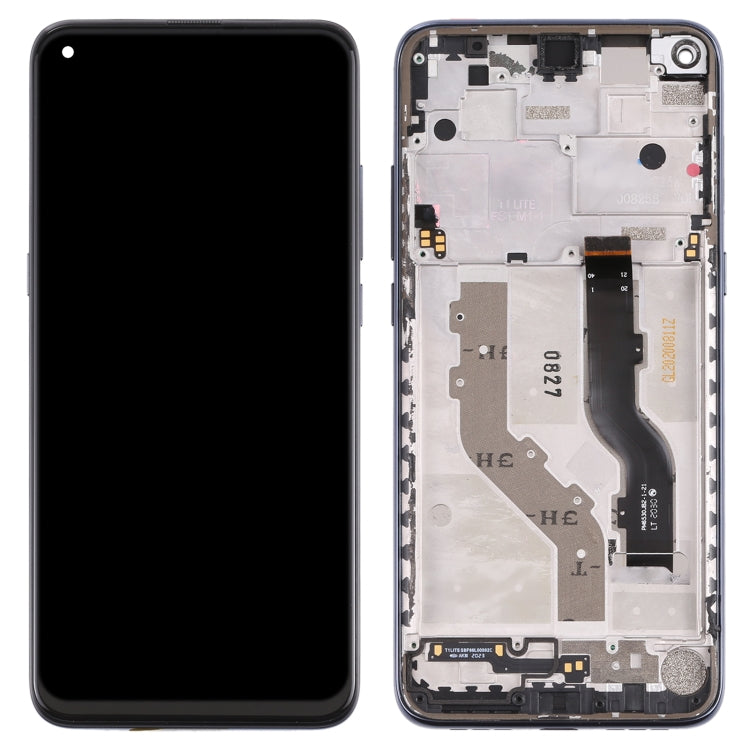 TFT LCD Screen for TCL 10L / 10 Lite T770H Digitizer Full Assembly with Frame (Black) - For TCL by PMC Jewellery | Online Shopping South Africa | PMC Jewellery