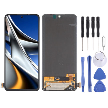 AMOLED Material Original LCD Screen and Digitizer Full Assembly for Xiaomi Poco X4 Pro 5G - LCD Screen by PMC Jewellery | Online Shopping South Africa | PMC Jewellery