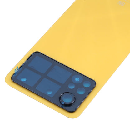 Original Battery Back Cover for Xiaomi Poco X4 Pro 5G (Yellow) - Back Cover by PMC Jewellery | Online Shopping South Africa | PMC Jewellery