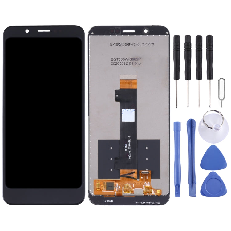 LCD Screen and Digitizer Full Assembly For Nokia 2 V Tella/C2 Tava/C2 Tennen(Black) - LCD Screen by PMC Jewellery | Online Shopping South Africa | PMC Jewellery