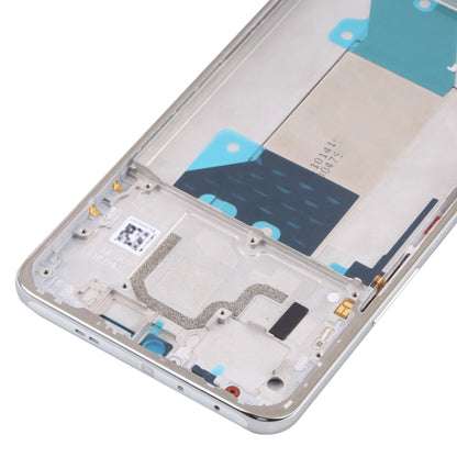 Front Housing LCD Frame Bezel Plate for Xiaomi Redmi K50 / Redmi K50 Pro(Silver) - Frame Bezel Plate by PMC Jewellery | Online Shopping South Africa | PMC Jewellery