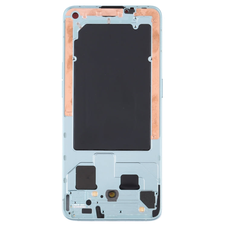 For OPPO Reno6 5G PEQM00 CPH2251 Original Front Housing LCD Frame Bezel Plate (Green) - Frame Bezel Plate by PMC Jewellery | Online Shopping South Africa | PMC Jewellery