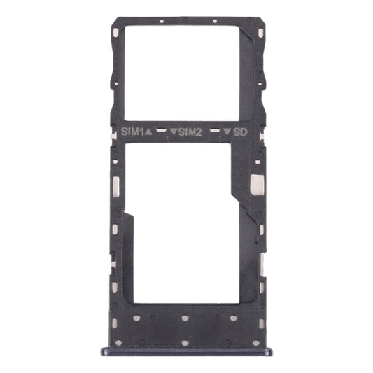 SIM Card Tray + SIM Card Tray / Micro SD Card Tray for TCL 10 5G T790Y T790H (Grey) - For TCL by PMC Jewellery | Online Shopping South Africa | PMC Jewellery